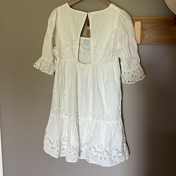 ANTHROPOLOGIE white dress XS - Picture 3 of 4